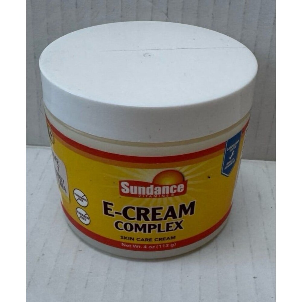 Sundance Vitamins E-Cream Complex Skin Care Cream 4oz